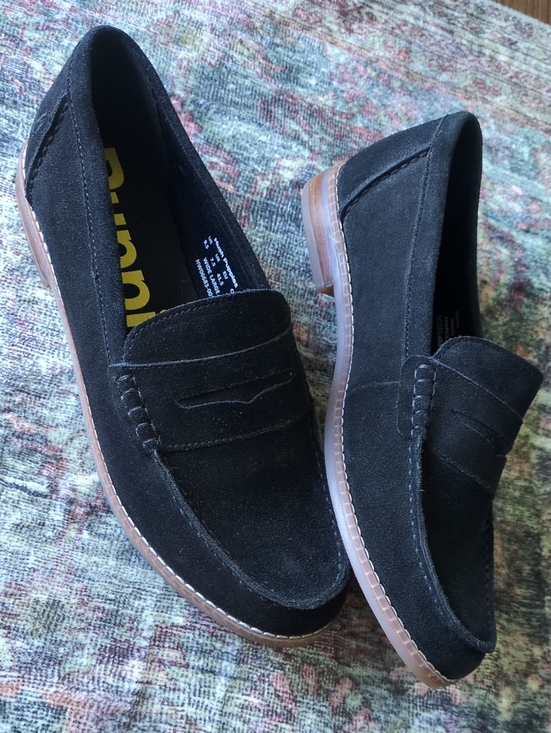 Hush Puppies Shoes - Hush Puppies Suede Penny Loafers 9.5 Wide